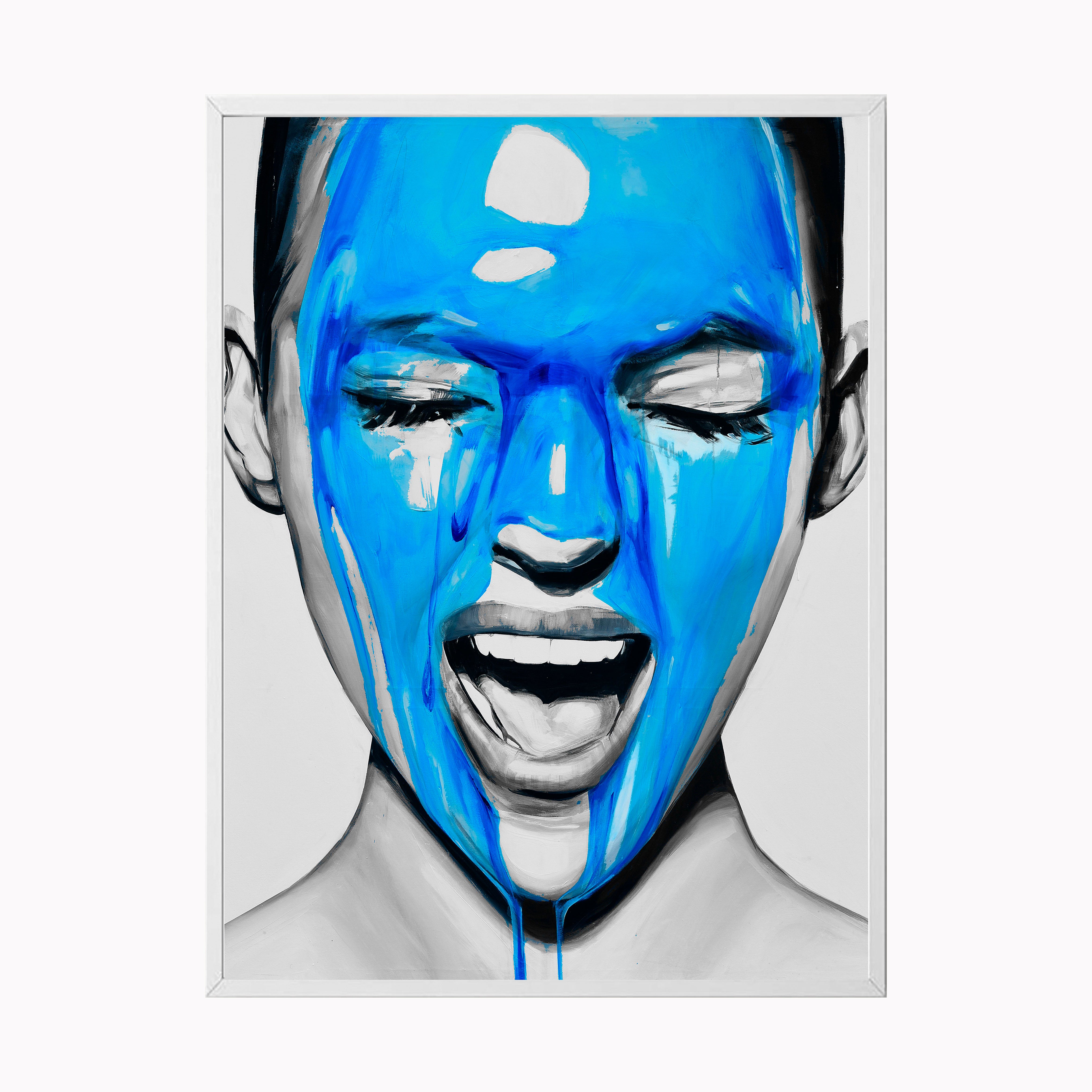 BLUE PAINT FACE
