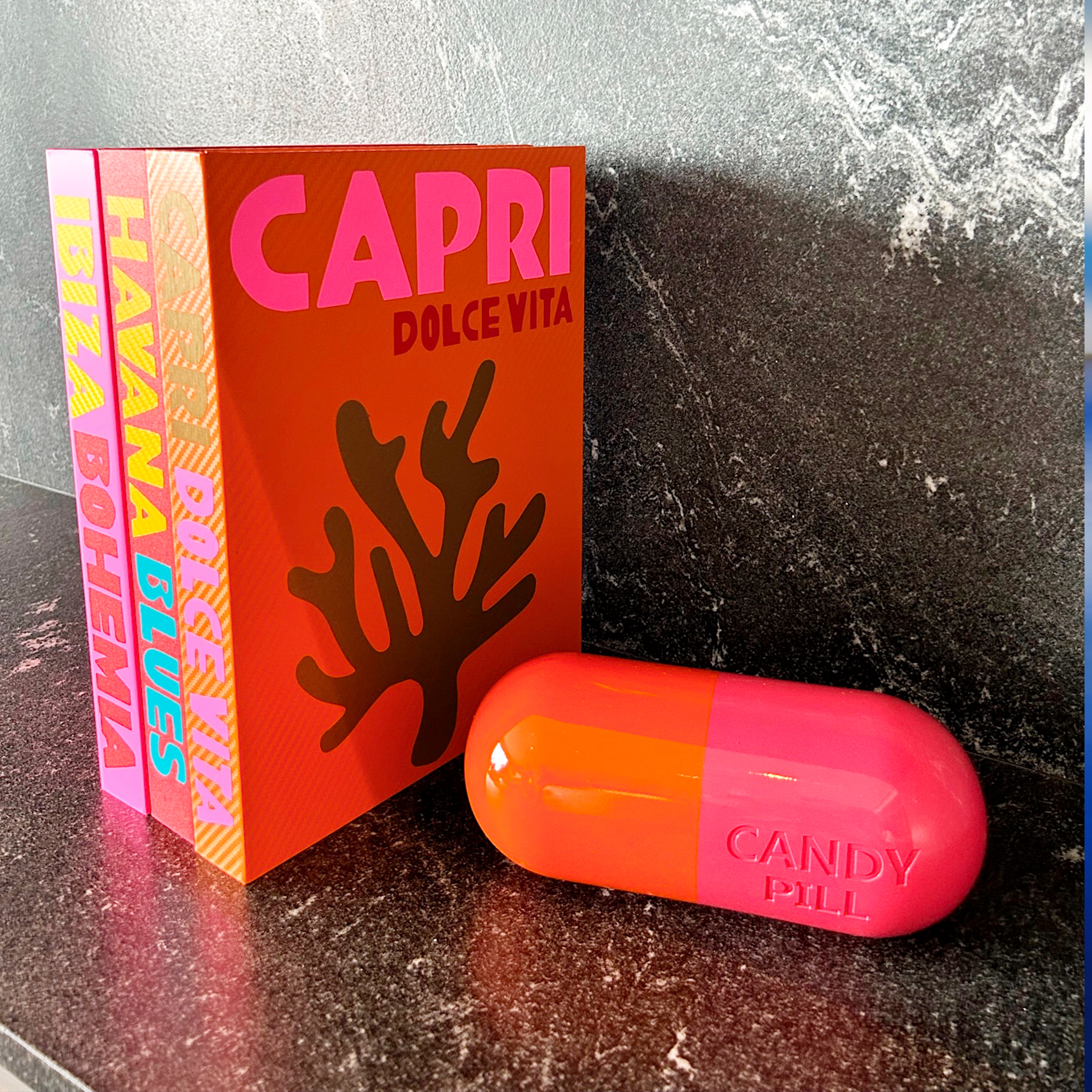 PASTILLA NARANJA Y ROSA