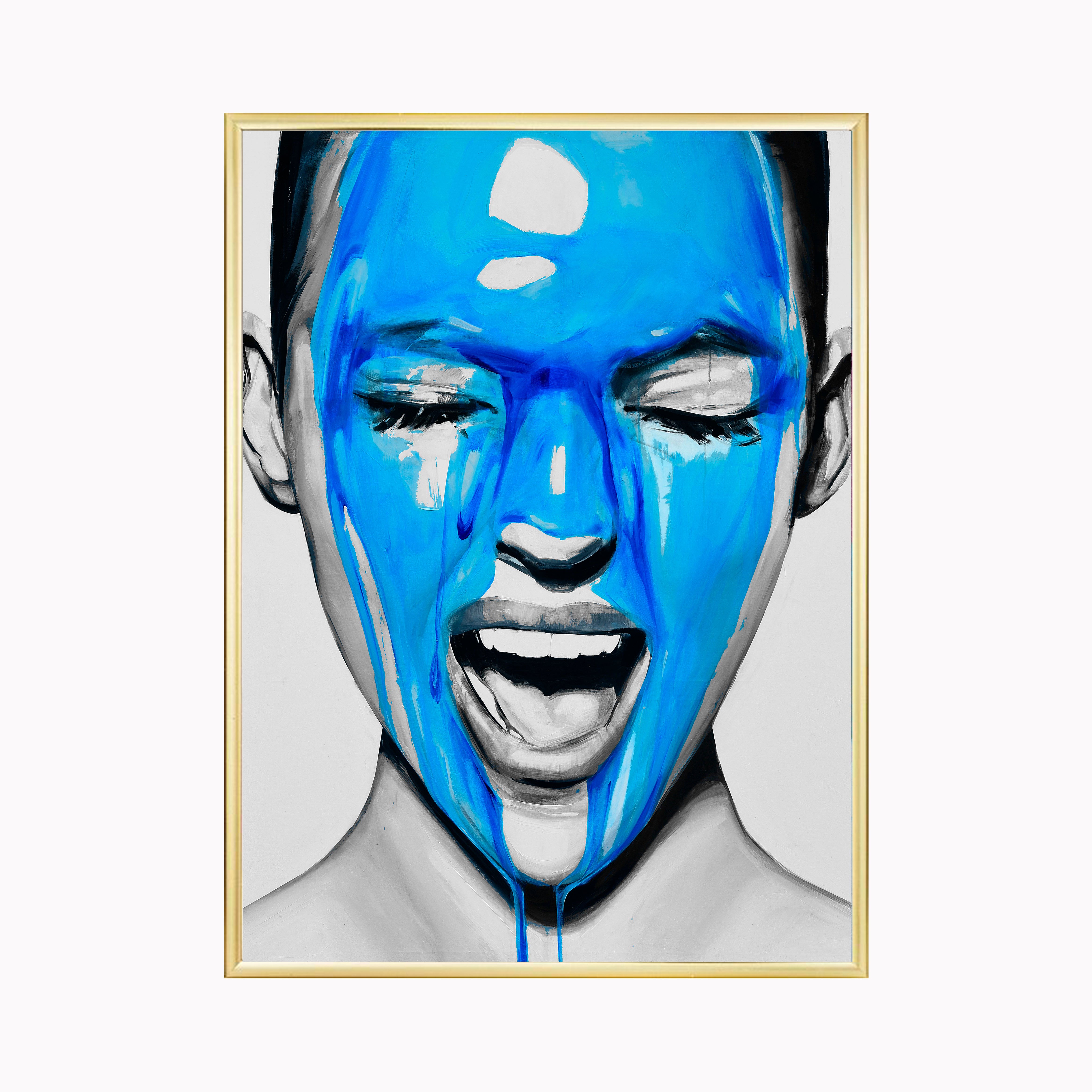 BLUE PAINT FACE