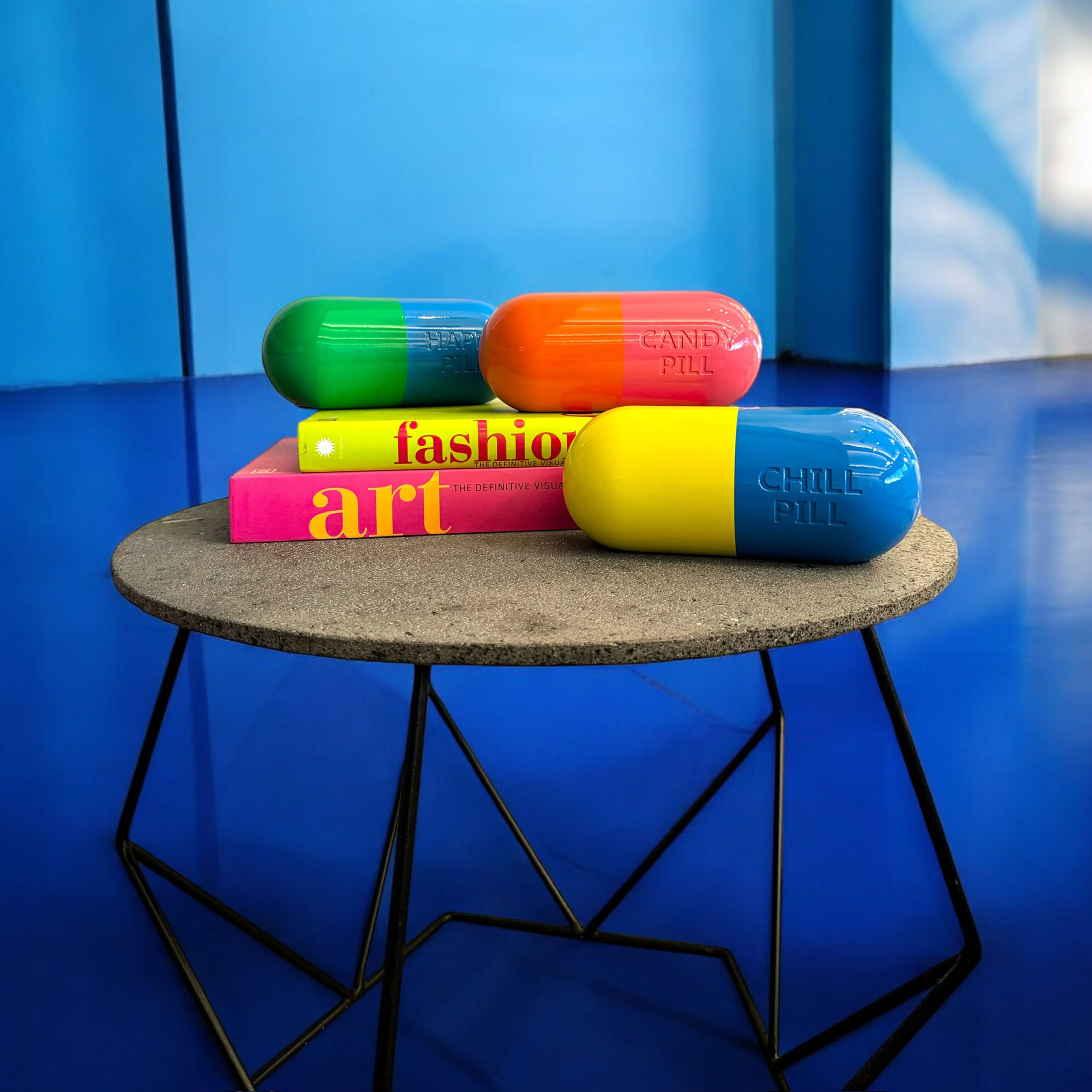 PASTILLA AMARILLO Y AZUL