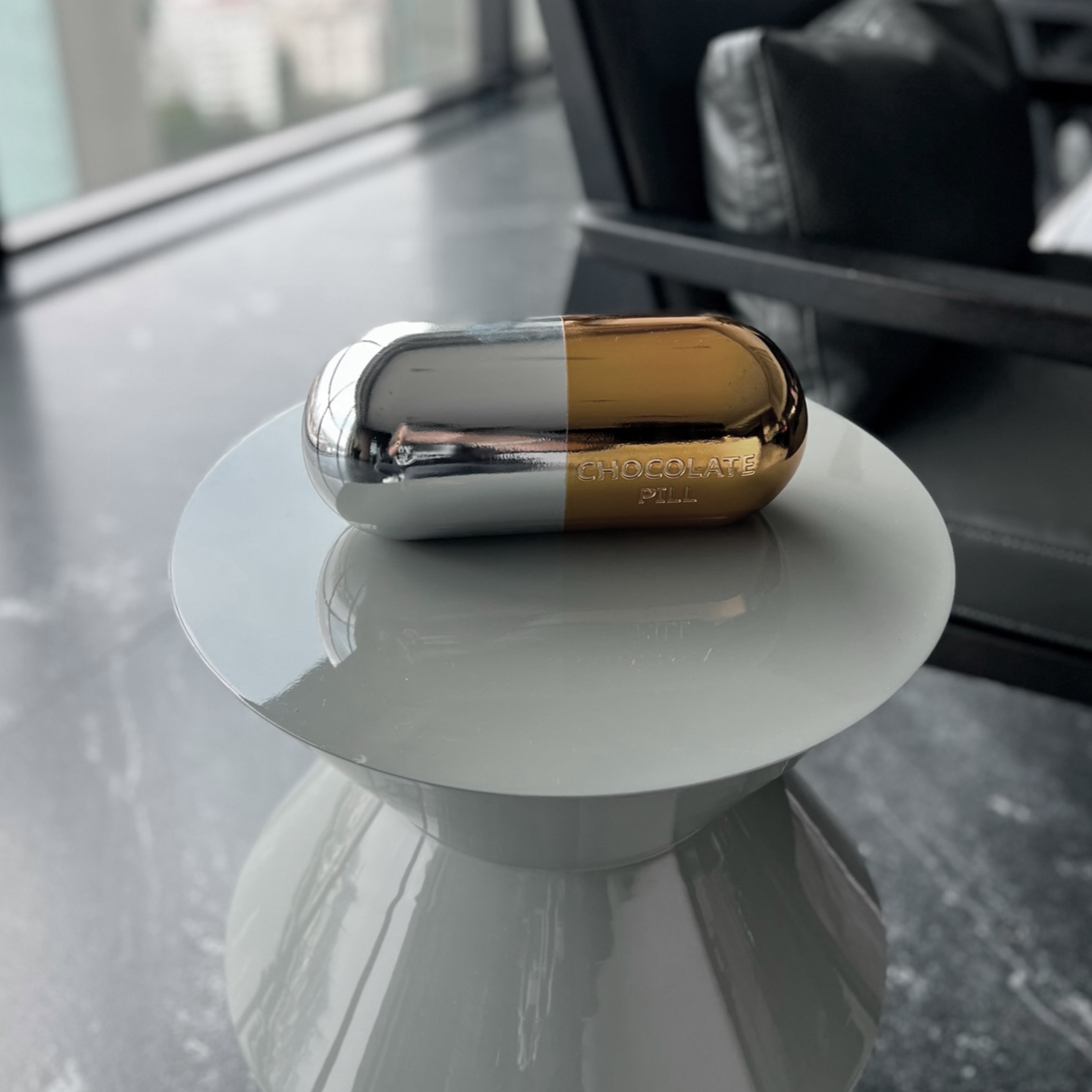 PASTILLA DORADA Y PLATEADA