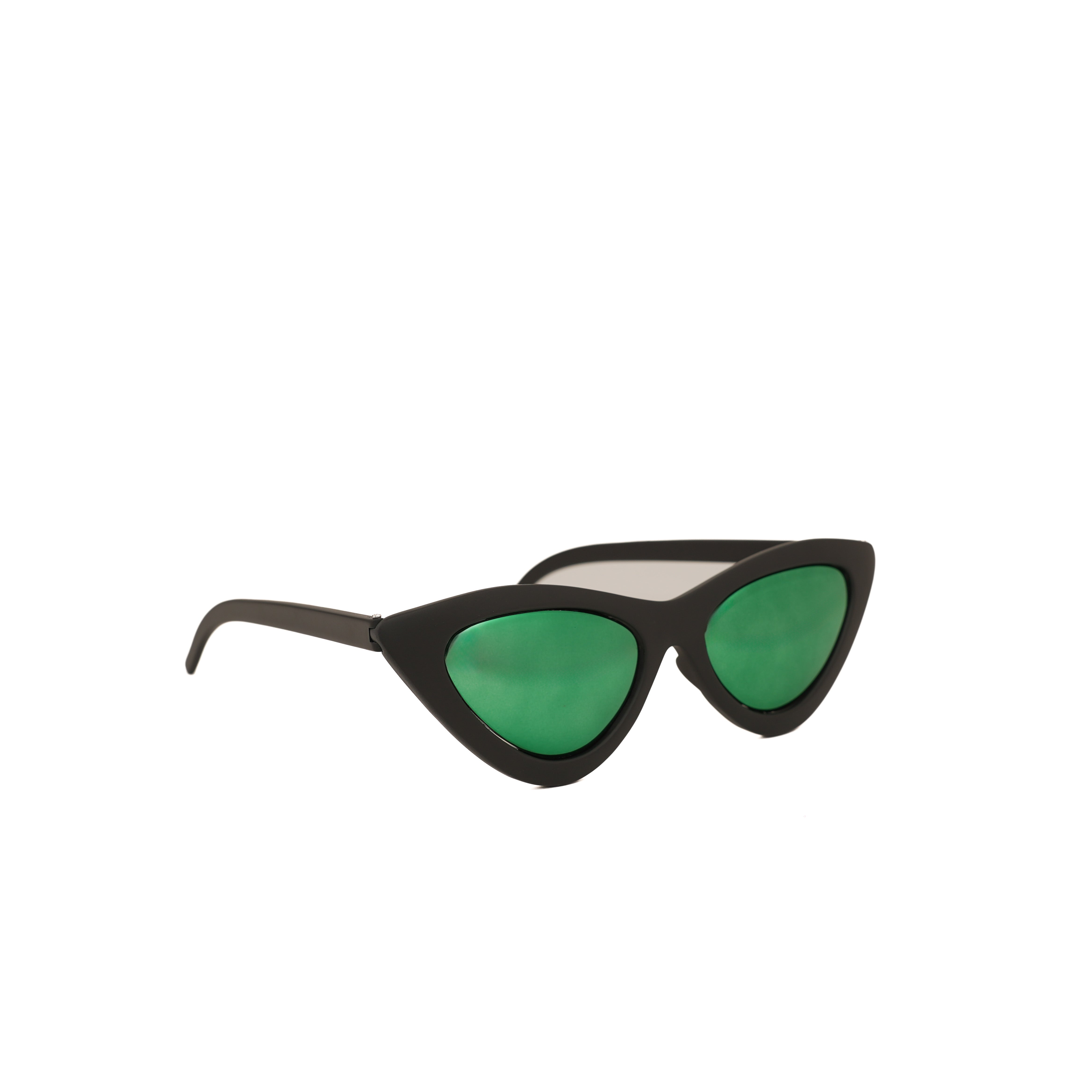 LENTES NEGRO CON VERDE METALICO