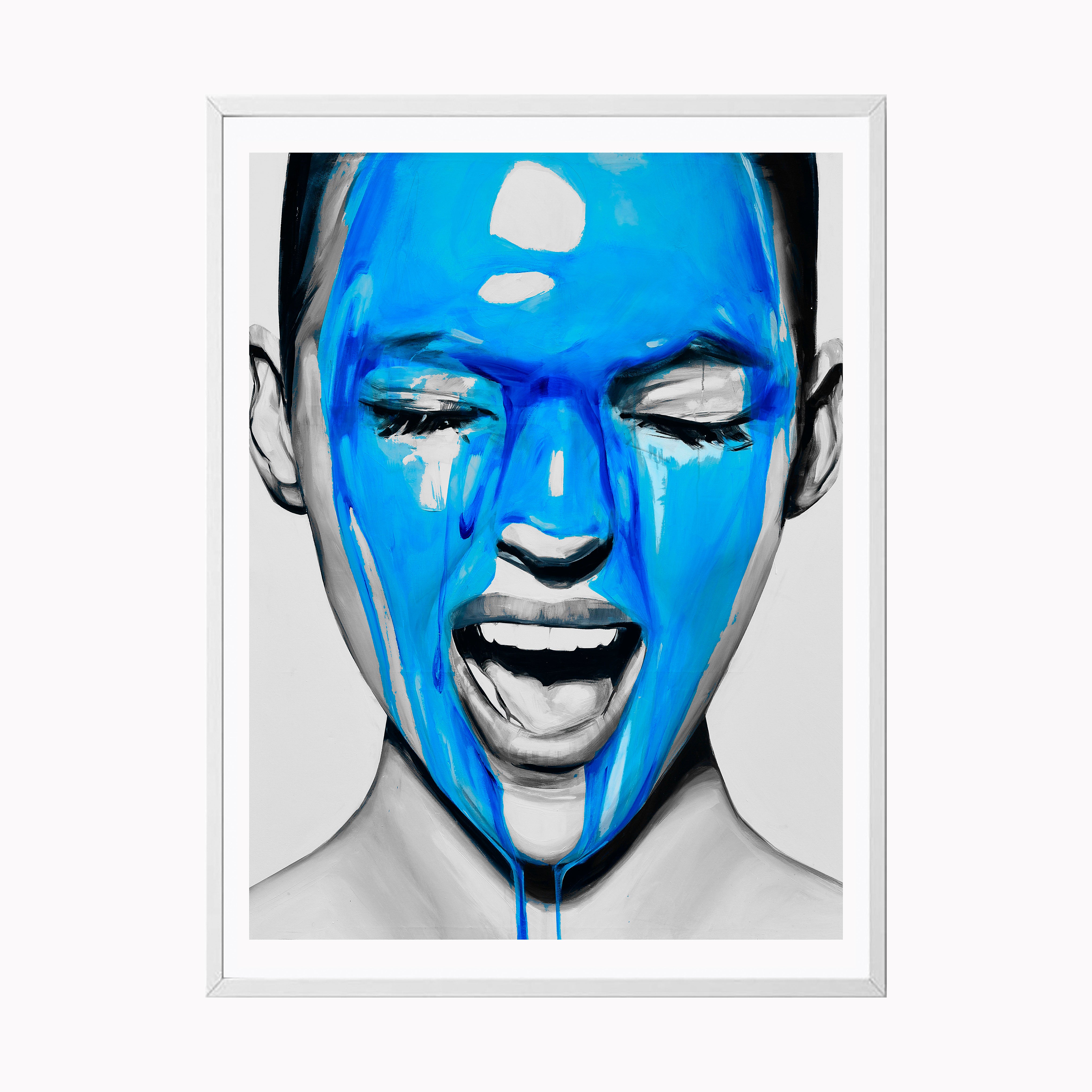 BLUE PAINT FACE