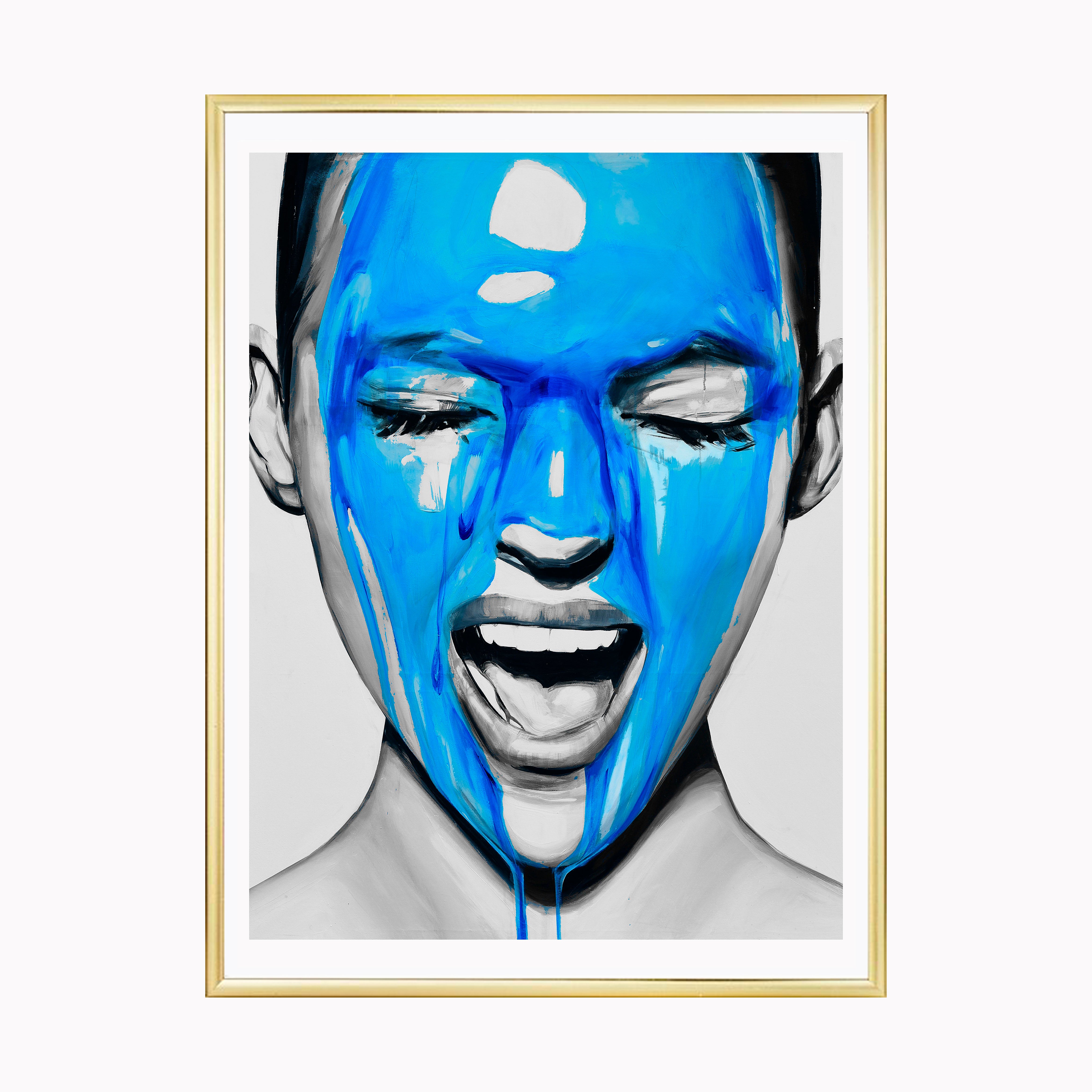 BLUE PAINT FACE