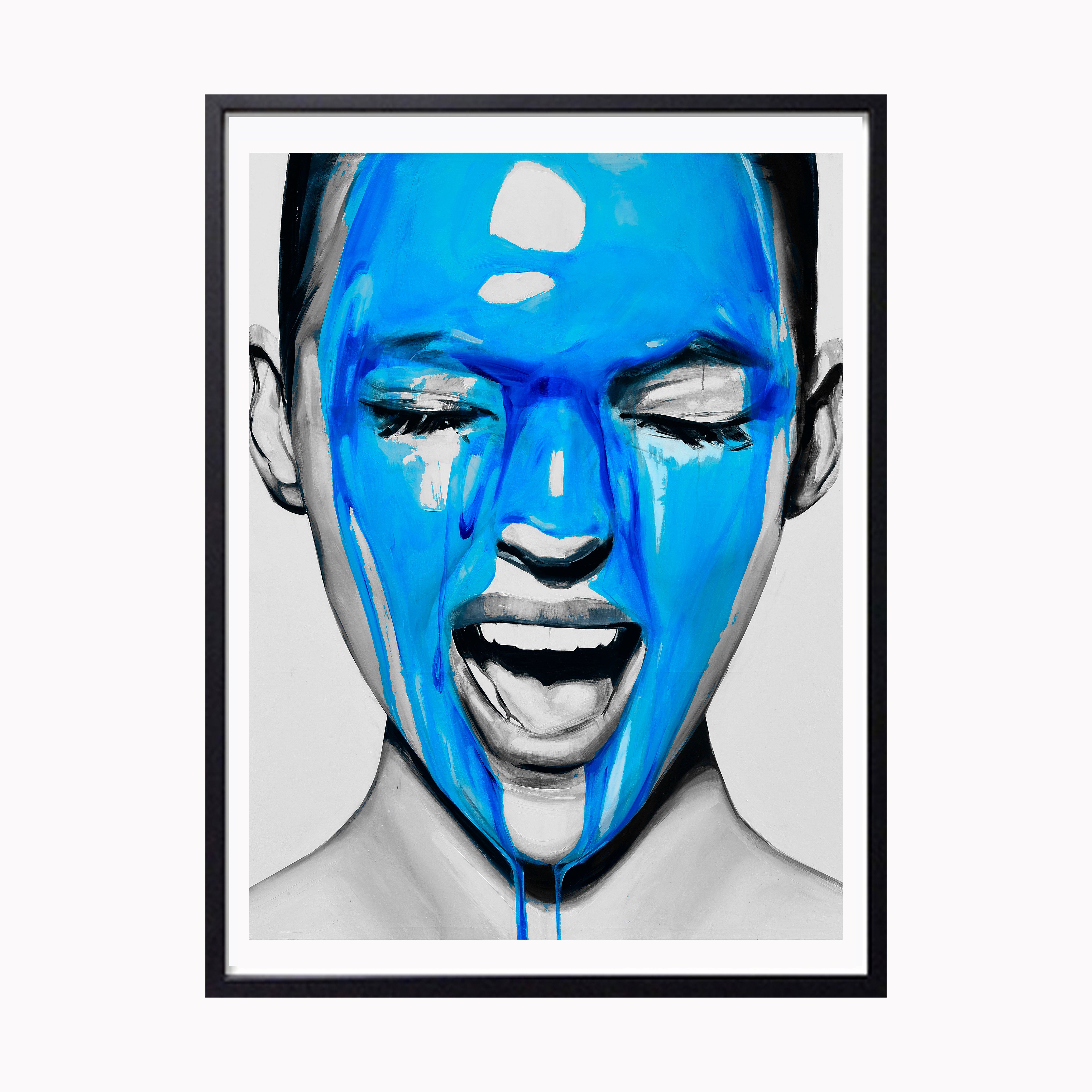 BLUE PAINT FACE