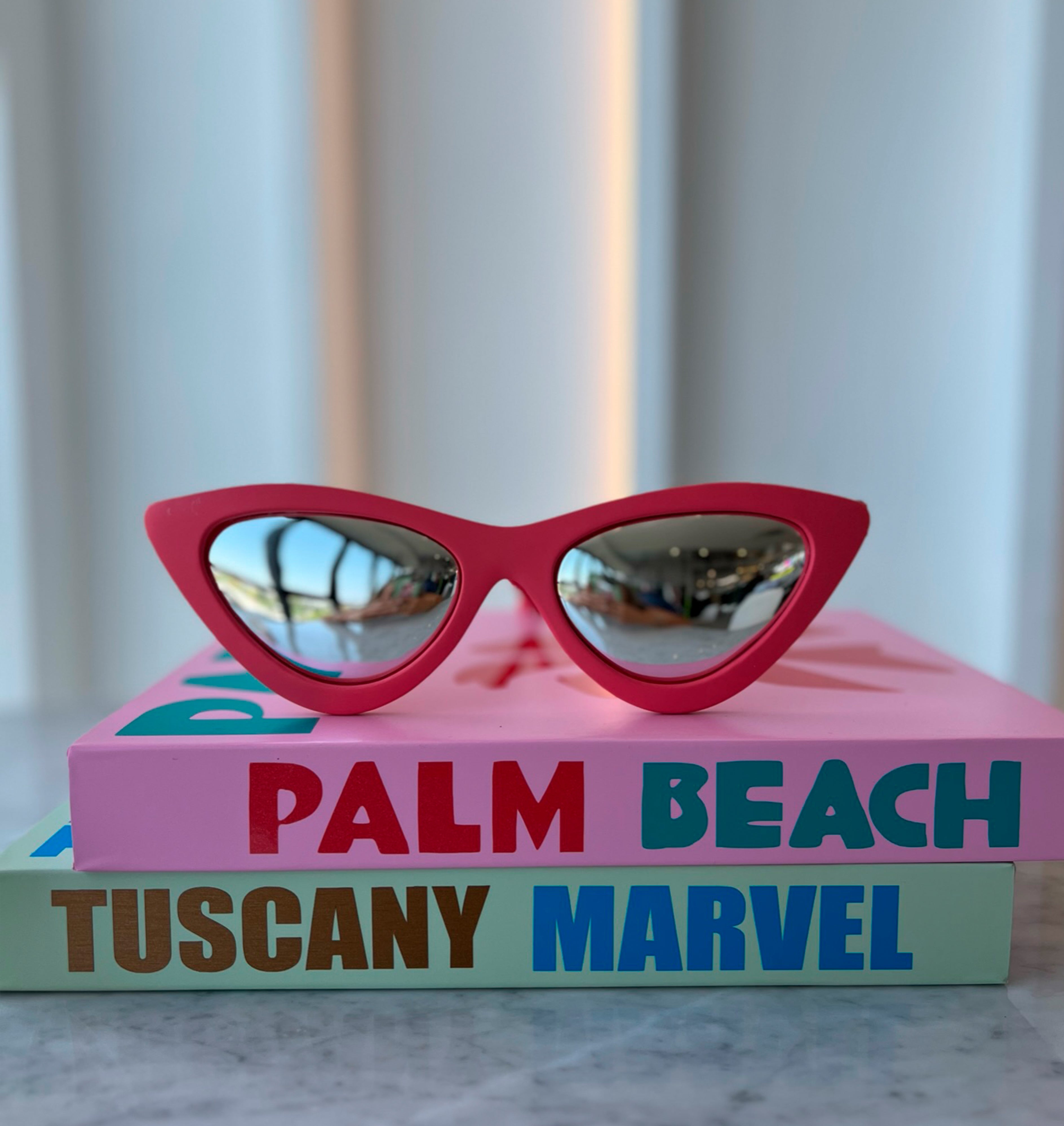 LENTES ROSA METALICO CON PLATEADO