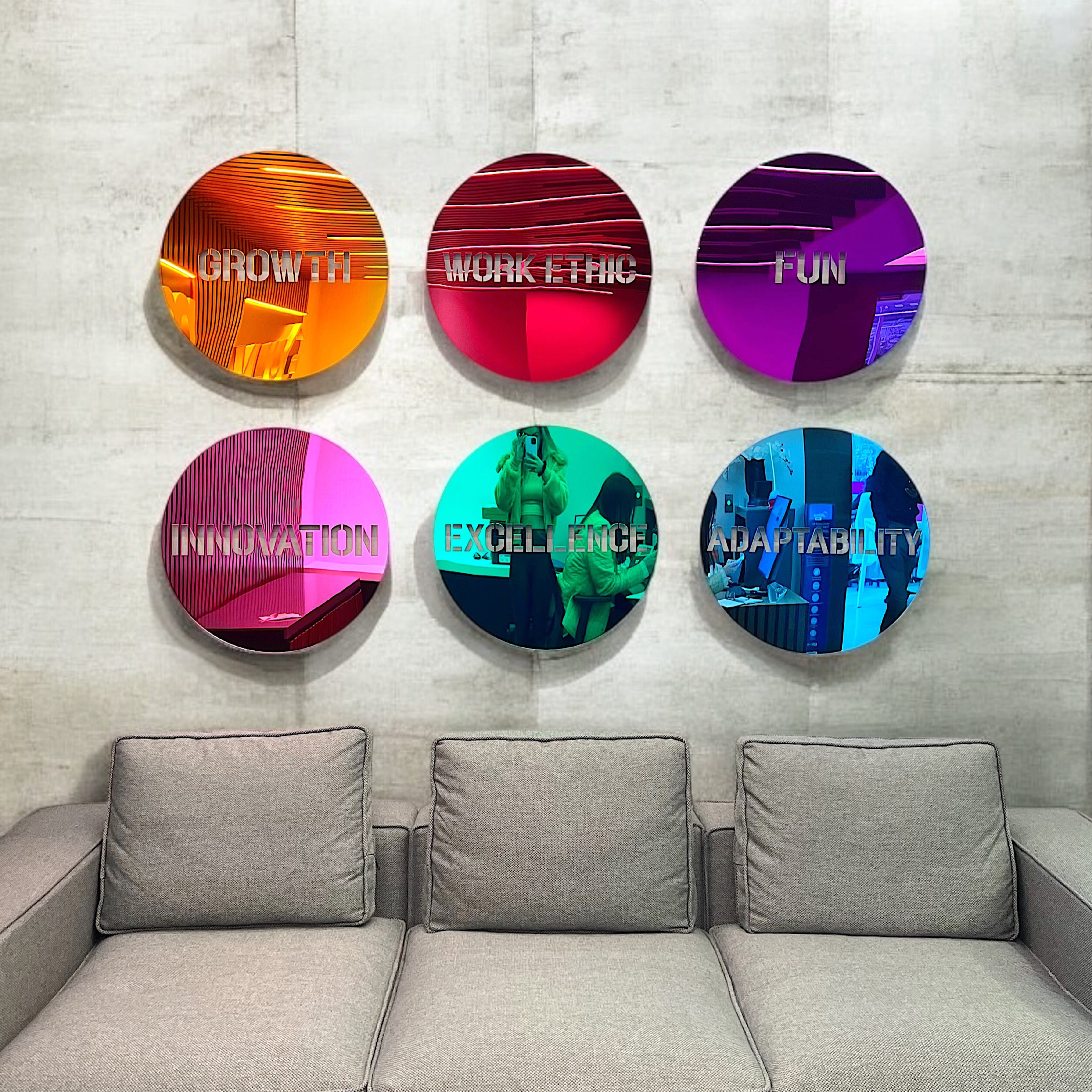 SET DE 6 COLORFUL QUOTES