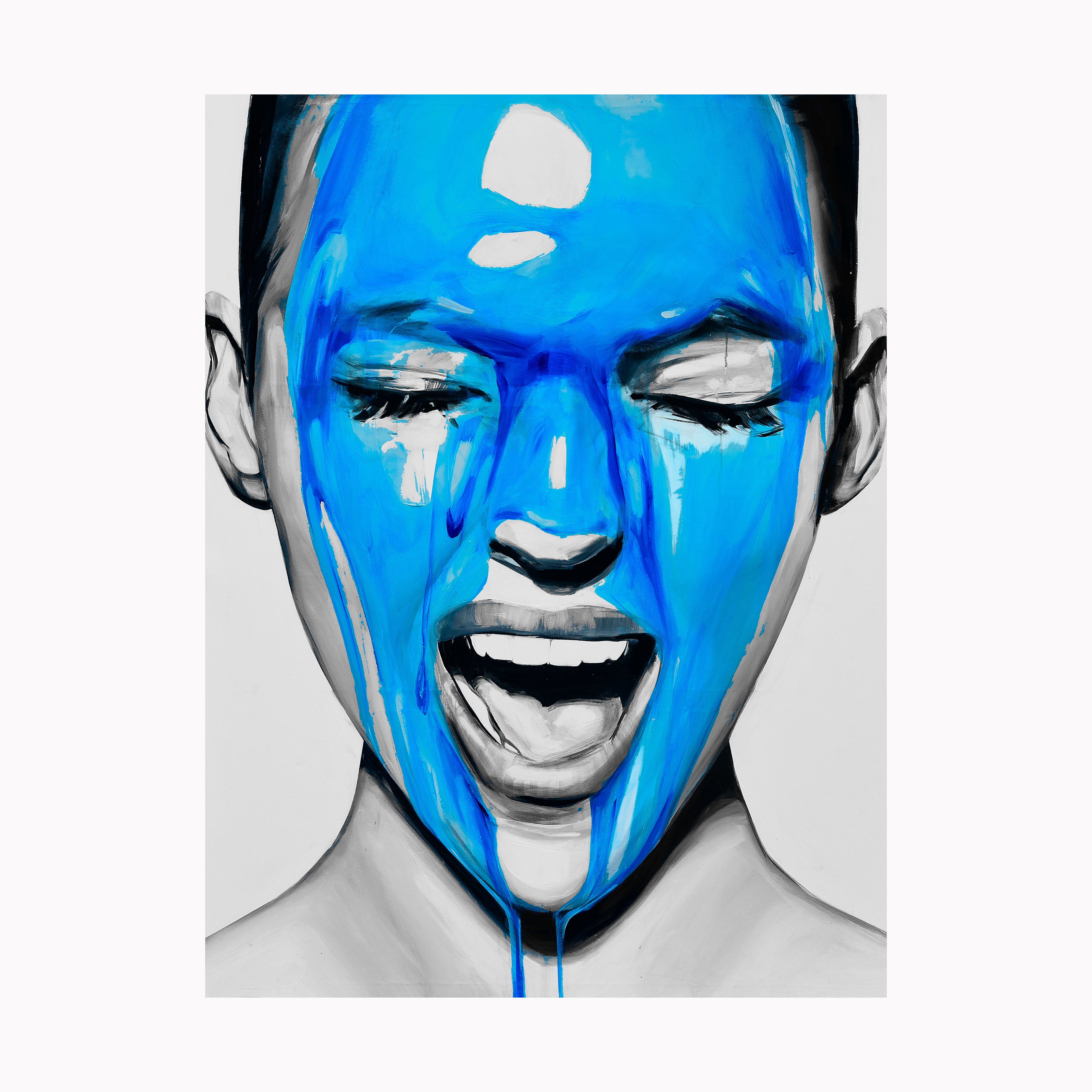 BLUE PAINT FACE
