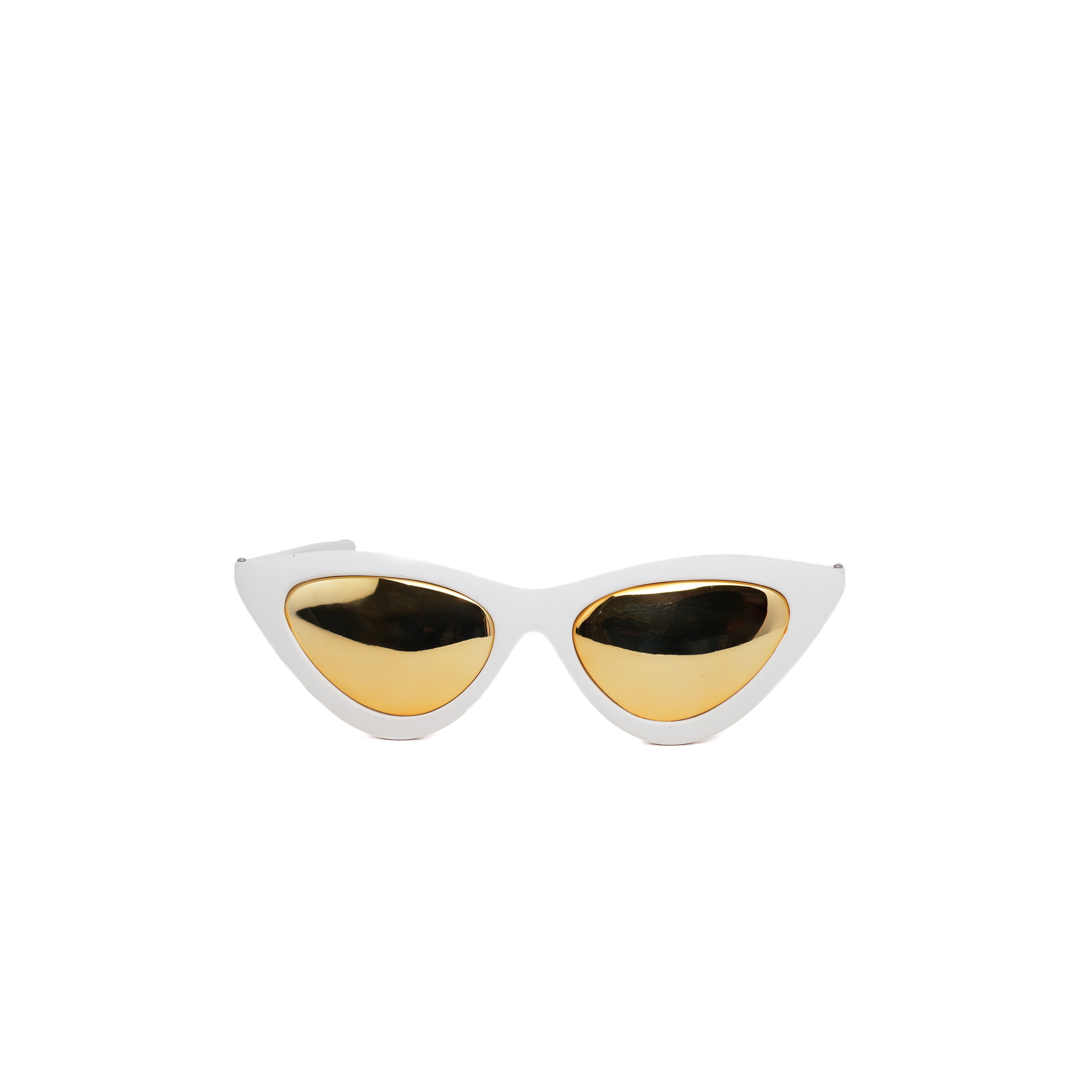 LENTES BLANCO CON DORADO