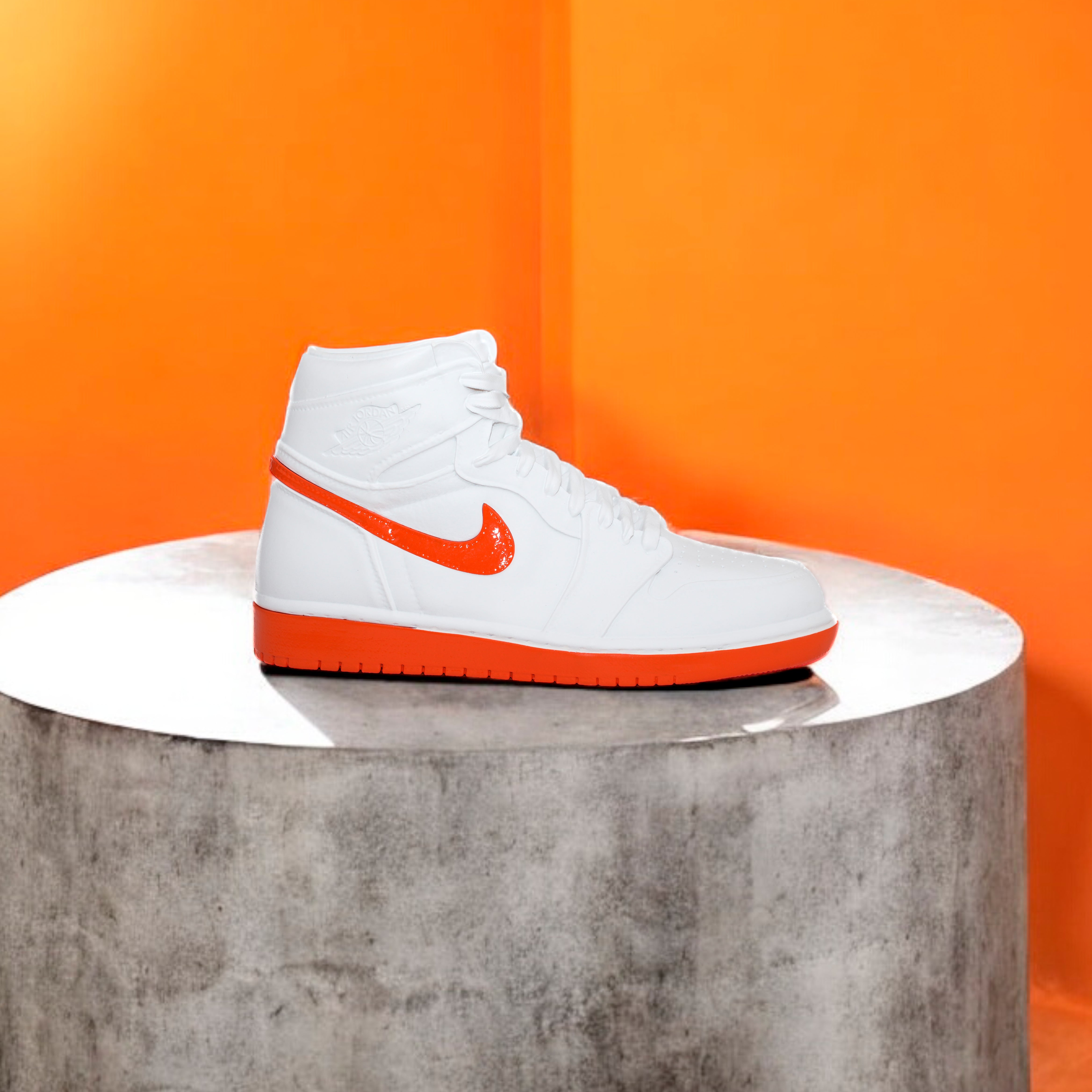 TENIS NARANJA MATE