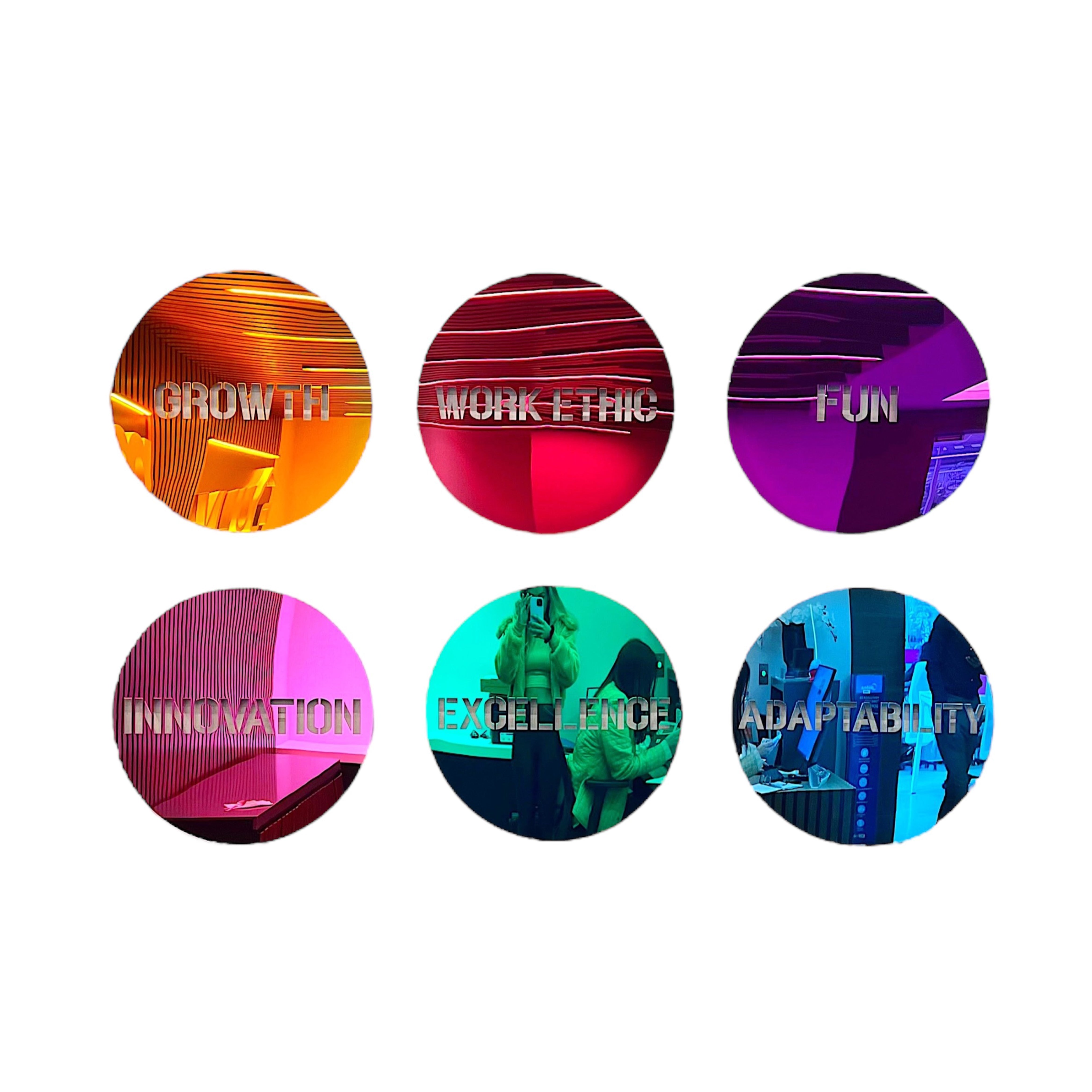SET DE 6 COLORFUL QUOTES