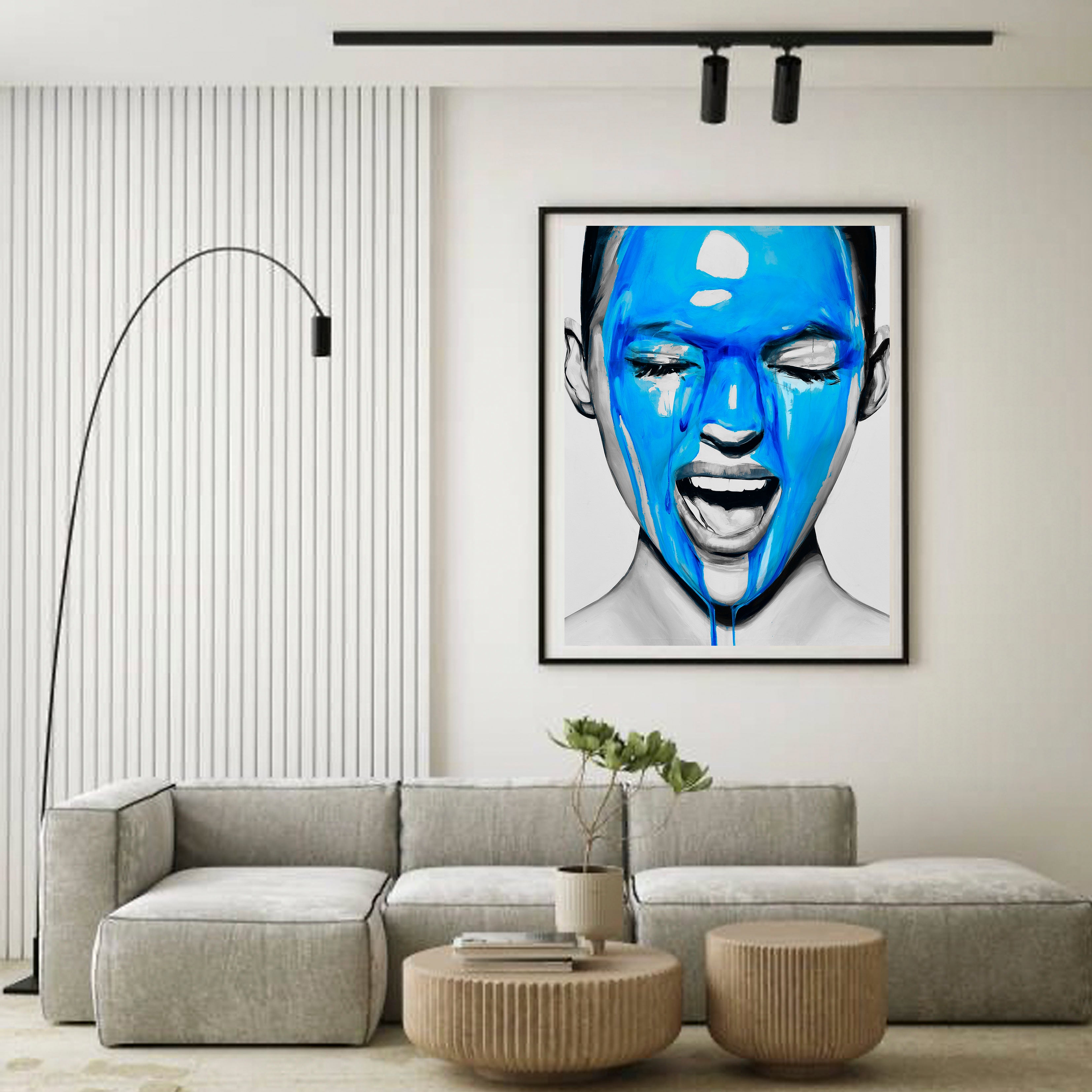 BLUE PAINT FACE